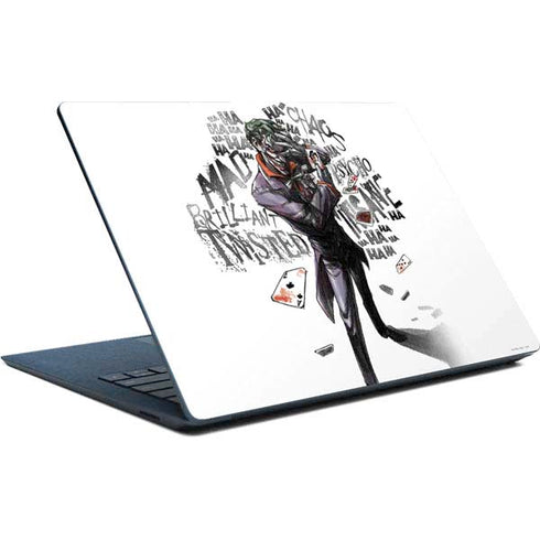 DC Comics The Joker Brilliantly Twisted Surface Laptop Skin